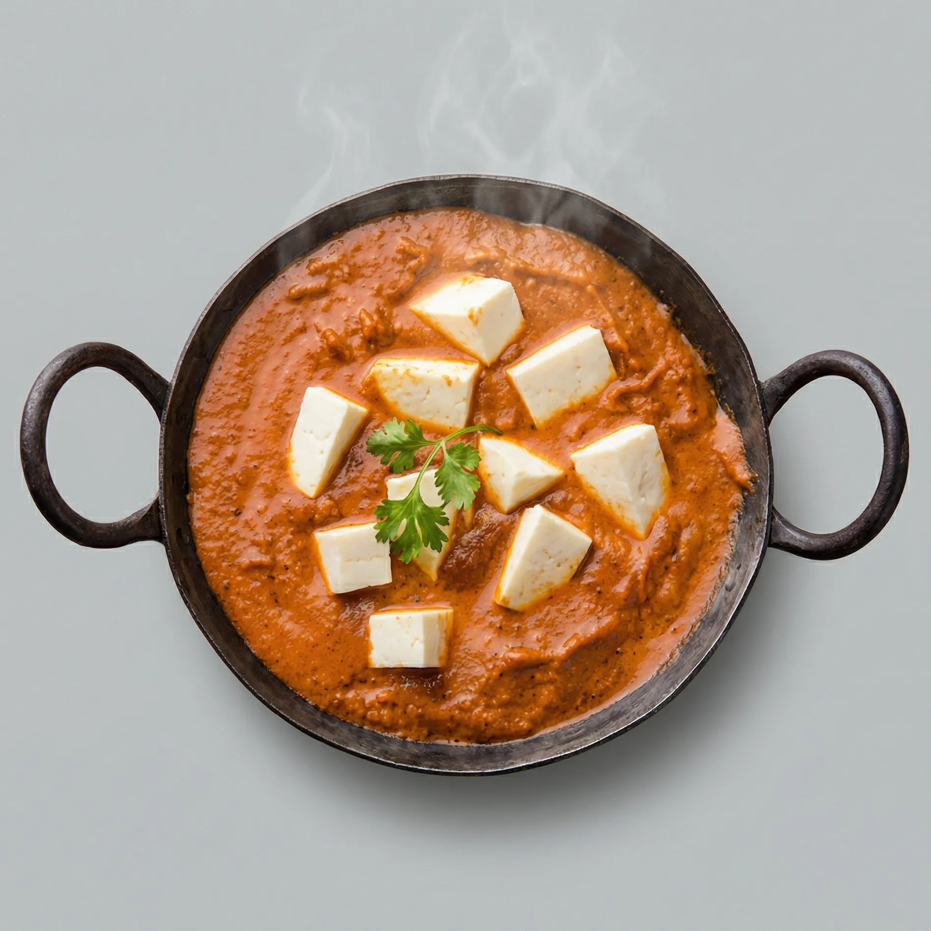 Kadhai Paneer and North Indian paneer dishes at The Farmer's Cuisine Winnipeg